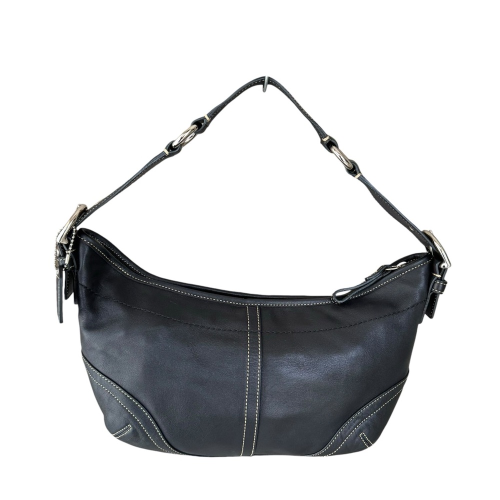 🆕 Coach Vintage Soho Leather Shoulder Bag Black - Picture 5 of 17